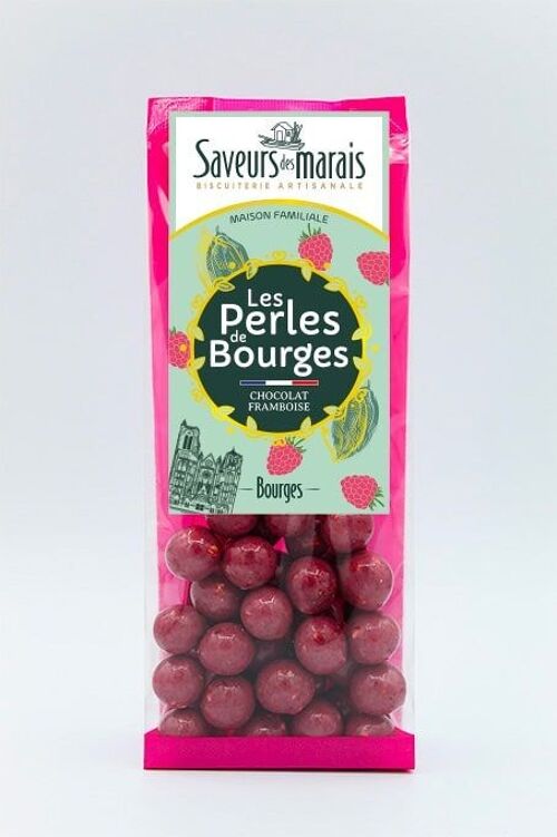 Perles de Bourges framboise 100grs