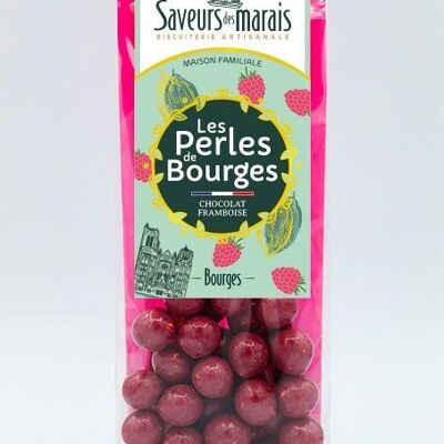 Bourges raspberry pearls 100grs