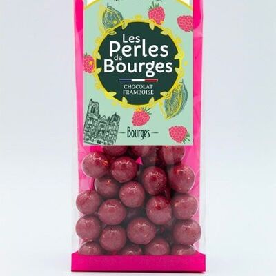Bourges raspberry pearls 100grs