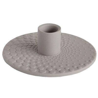 Candleholder Emma grey