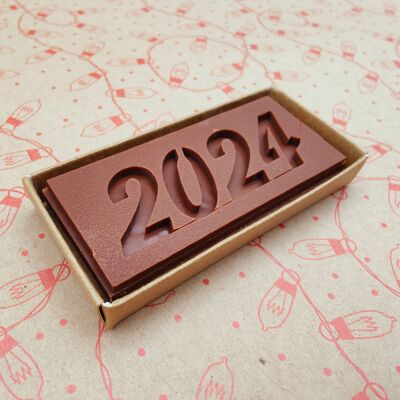 NOUVEL AN - Mini tablette chocolat 2024