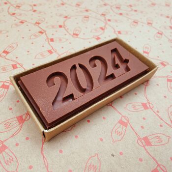 NOUVEL AN - Mini tablette chocolat 2024 1