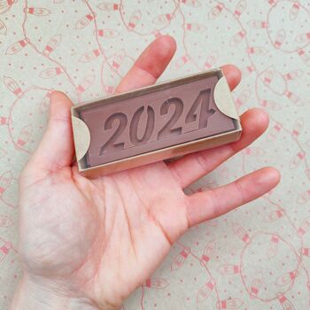 NOUVEL AN - Mini tablette chocolat 2024 2