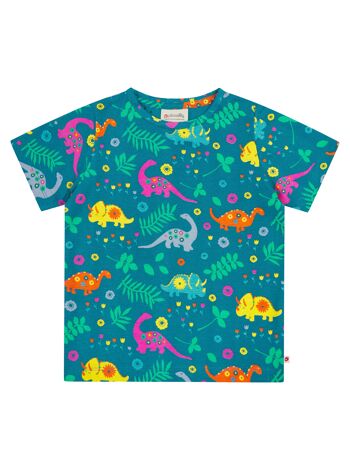 T-shirt à imprimé intégral pour enfants - Dinosaure 1