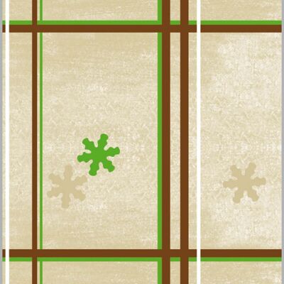 Servilleta navideña para cubiertos Tim en marrón verdoso de Linclass® Airlaid 40 x 40 cm, 100 piezas