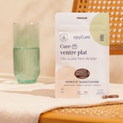 CURE VENTRE PLAT -1 MOIS DE CURE - x60 PILULES - 2 gélules / jour