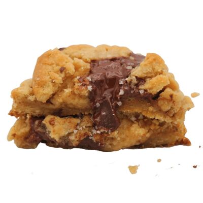 American chocolate fleur de sel cookie