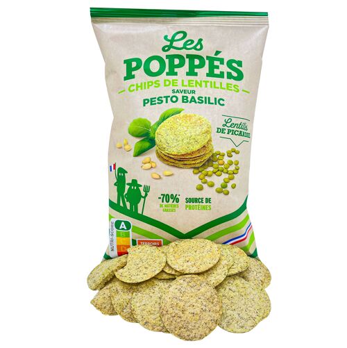 Chips de Lentilles - saveur Pesto Basilic