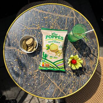 Chips de Lentilles - saveur Pesto Basilic 3