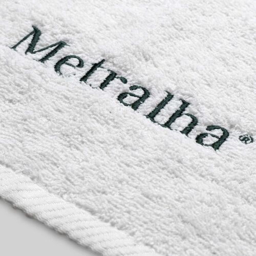 Metralha Worldwide Organic Hand Towel (off-white/green)