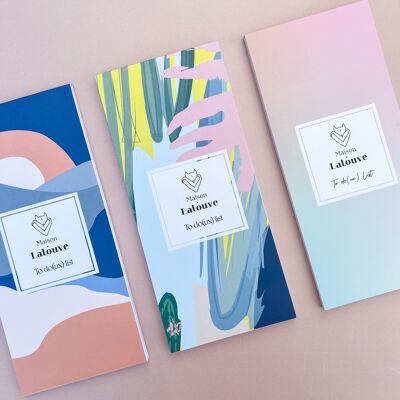 Lot de 3 Carnets To Do(ux) List