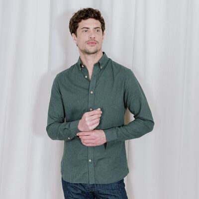 Camicia di flanella menta piperita