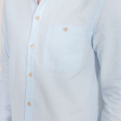 Camicia Amalfi color azzurro polvere