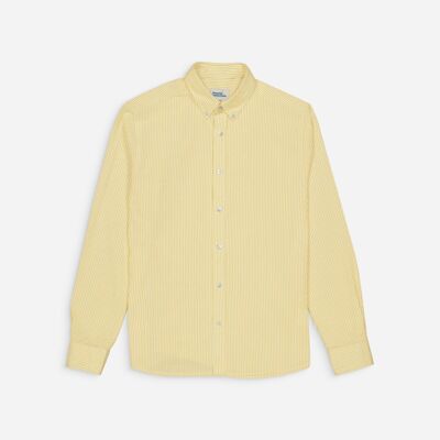 Chemise Seersucker Jaune