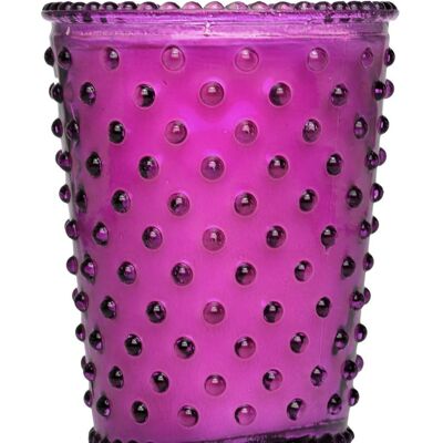 Simpatico Hobnail Glass Candle #12 Berry Wasail