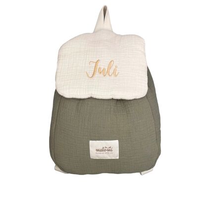 BACKPACK MUSLIN FOREST GREEN