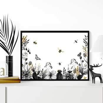 Décorer avec des abeilles | impression d'art mural 24