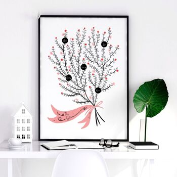 Cadeaux personnalisés pour la famille | impression d'art mural 1