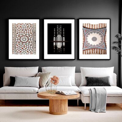 Islamic home decor | Set of 3 wall art prints