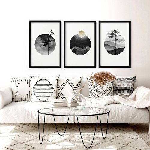 Wall art Scandi | set of 3 wall art prints