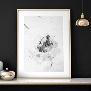 Art mural blanc et noir | lot de 3 gravures 6