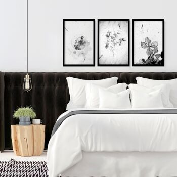 Art pour une chambre | lot de 3 impressions murales 4