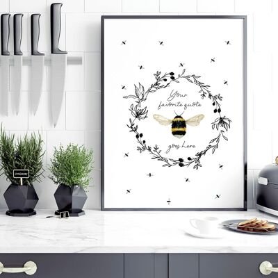 Art with bees | wall art print