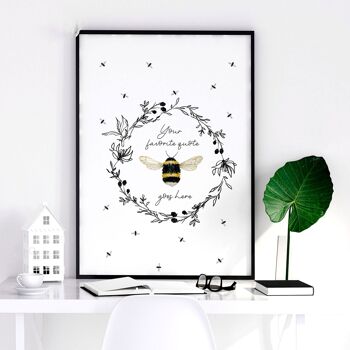 Art avec des abeilles | impression d'art mural 5