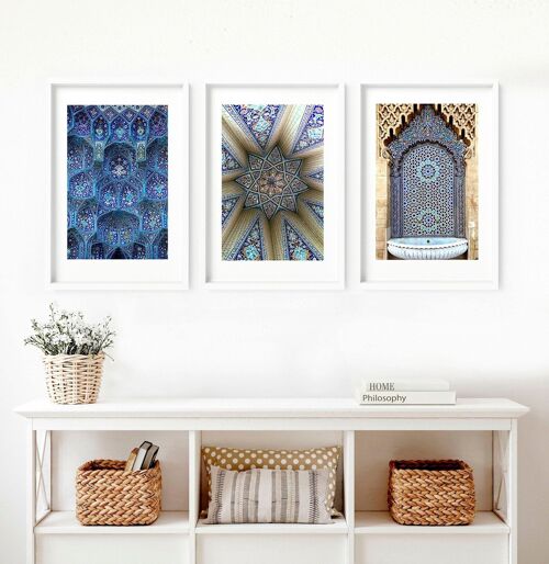 Modern wall art Islamic | Set of 3 wall art prints