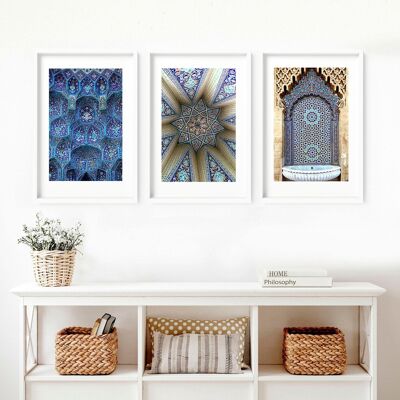Moderne islamische Wandkunst | Set mit 3 Wandkunstdrucken