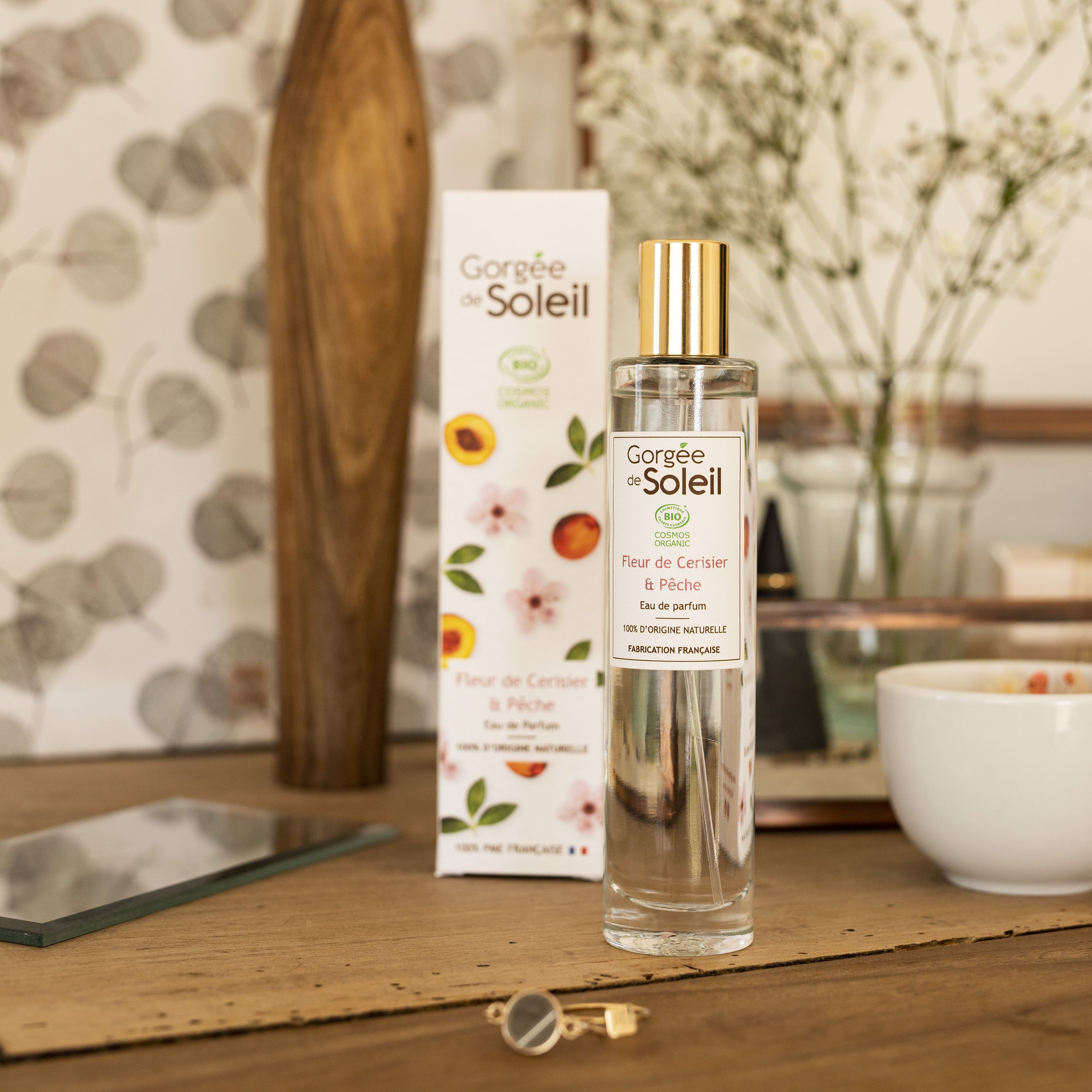 EAU DE PARFUM CHERRY BLOSSOM & PEACH - COSMOS BIOLOGICO certificato (50 ml)