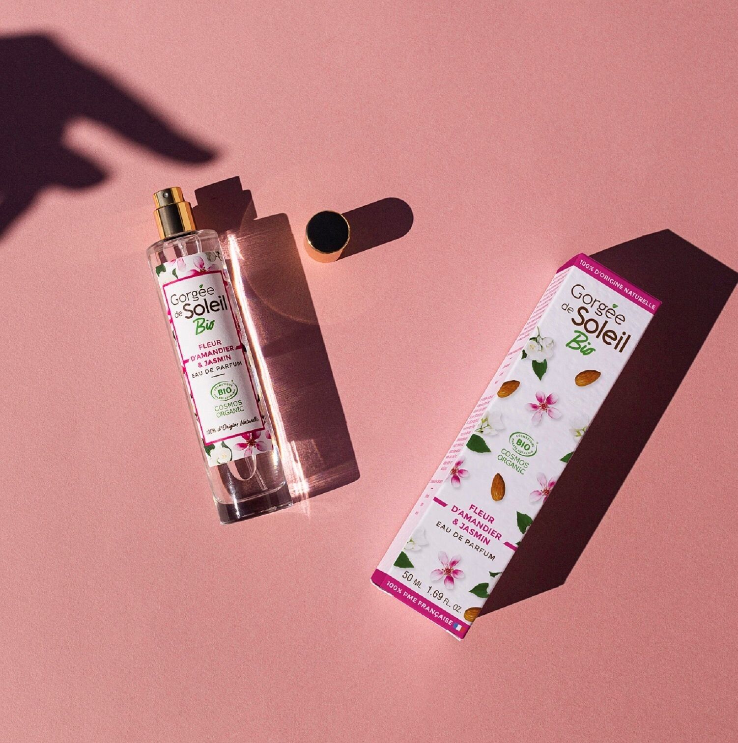 ALMOND BLOSSOM & JASMINE EAU DE PARFUM - COSMOS BIOLOGICO certificato (50ml)