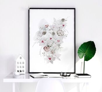 Art mural imprimé botanique | Lot de 2 tableaux muraux 5