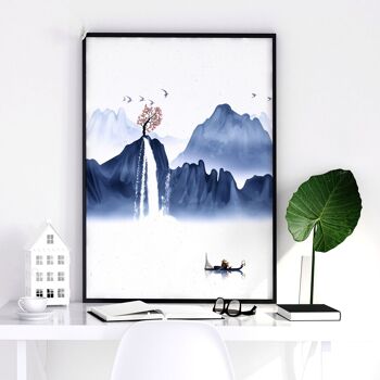 Photos pour les murs du bureau | lot de 3 impressions murales 45