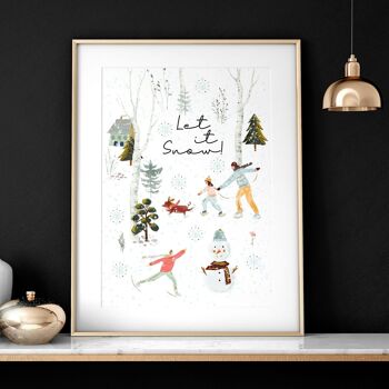 Décoration de Noël d'intérieur | impression d'art mural 6