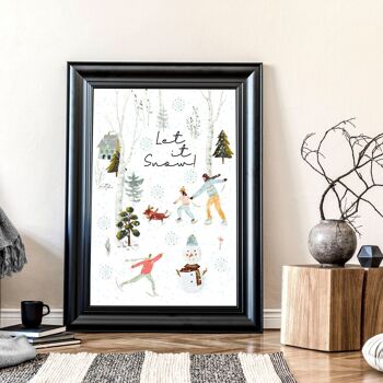 Décoration de Noël d'intérieur | impression d'art mural 9