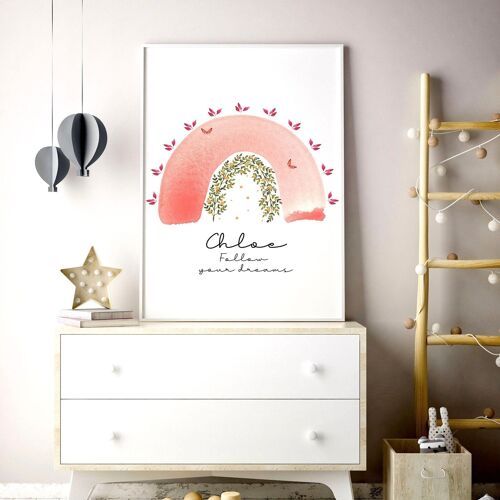 Rainbow prints for Girls' room | wall art print