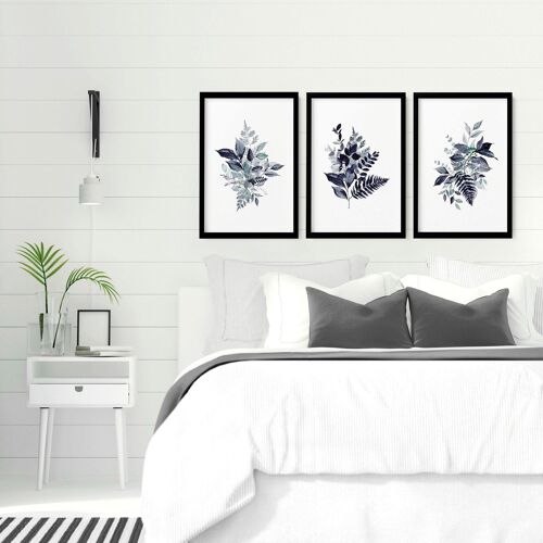 Cottagecore bedroom | set of 3 wall art prints