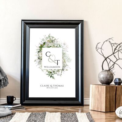 Custom valentines gift | wall art print