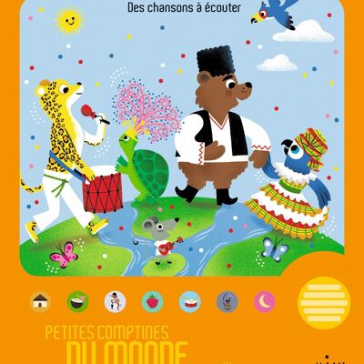 Libro sonoro las pequeñas canciones infantiles del mundo.