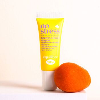 Trew Cosmetic X Equilibre : Baume à lèvre Chanvre arôme Kumquat 2