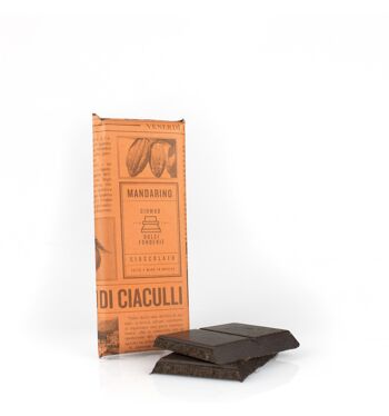 BARRE DE CHOCOLAT MODICA IGP À LA MANDARINE CIACULLI TARDIVE 3