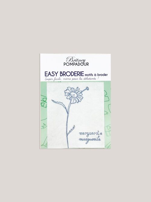 Motif EASY BRODERIE - Marguerite - Britney POMPADOUR