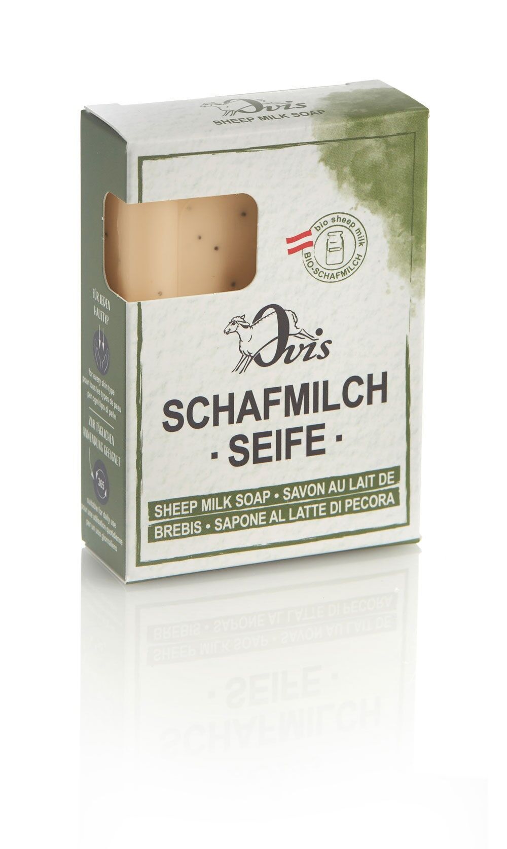 Ovis-Seife Eckig verp. Cinnamon Bun 8,5x6 cm 100 g