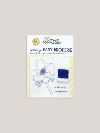Recharge EASY BRODERIE -  Anémone - Britney POMPADOUR 1