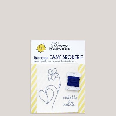 EASY EMBROIDERY Refill - Violet - Britney POMPADOUR