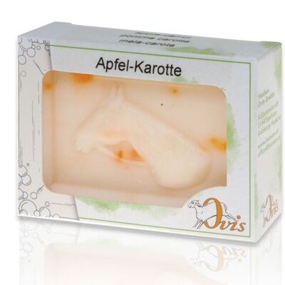Ovis soap packed mare m.apple-carrot 8.5x6cm 100g