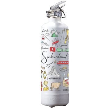 Suisse SYMBOLS blanc Extincteur/ Fire extinguisher / Feuerlöscher 1
