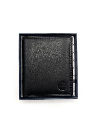 Portefeuille en cuir véritable, marque GMV, art. GMV80-343 9
