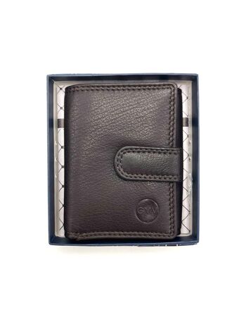 Portefeuille en cuir véritable, marque GMV, art. GMV80-305 13
